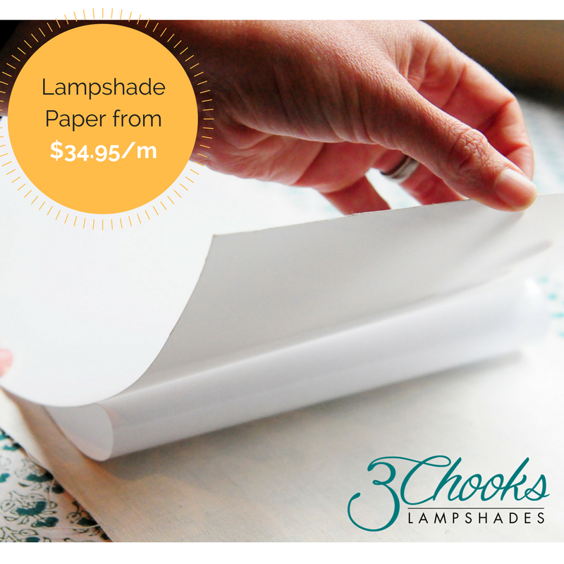 Instructions for making lampshades 3Chooks Lampshades